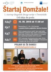 1. delavnica Plakat Startaj Domzale